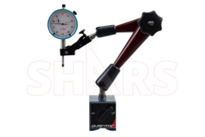 SHARS TOOL Aventor Heavy Duty Magnetic Base Holder w/Articulating Arm +1" Dial Indicator P]
