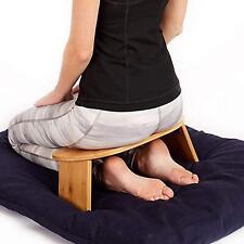 Meditation Bench Foldable Sturdy Kneeling Stool for Low Seat Teahouse Prayer
