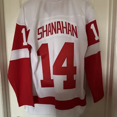 Mitchel & Ness $200 Mens Medium Brendan Shanahan Detroit Red Wings Hockey Jersey - Image 1 of 4