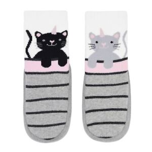 Jumping Beans Caticorn Cat Unicorn Slipper Socks Slippers Baby Girl 6-12 Months