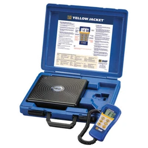 YELLOW JACKET 68812 Charging Scale, 220 lb Max, LCD 29AU22 - Picture 1 of 2