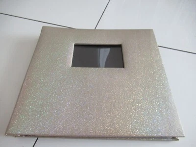 HUGE Photo Album for 1000 Photos YOUR SIZE 100 pgs Shiny silver NM beauty Gr8 $! - Image 1 of 4