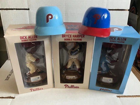 PHILLIES 3 LOT 2022-2023 Bryce Harper Dick Allen BOBBLEHEAD & ICE CREAM CUP SGA Cover
