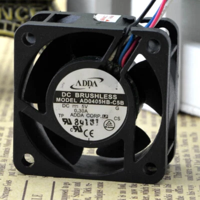 ADDA 4020 5V 0.30A AD0405HB-C5B Power Supply Industrial Small Cooling Fan - Image 1 of 4