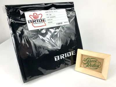BRIDE Genuine Side Cover Pocket Black K22APO Full Bucket Seat Protector JDM - Imagem 1 de 3