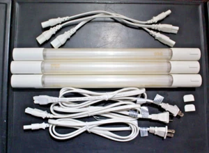 Set of 3 IKEA Liesta L0203 Fluorescent Tube Under-Cabinet Counter Lighting - Picture 1 of 13