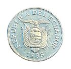 1985 Ecuador 50 Centavos Coin, Ungraded, Combined Free Shipping $25 Or More