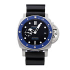 Montre à bracelet homme Panerai Submersible Azzurro Edition 42 mm en acier automatique PAM 1209