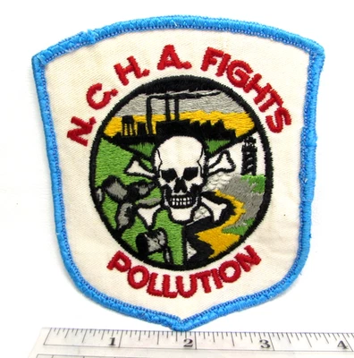 Vintage NCHA Fights Pollution Patch Conservation National Campers & Hikers Assn - Image 1 of 3