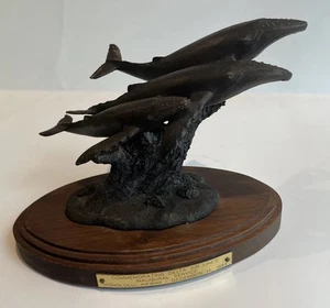 DELTA AIRLINES 1984 DFW/HONOLULU EINWEIHUNG GEDENKWAL SKULPTUR - Bild 1 von 23