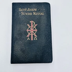 St. Joseph Sunday Missal 1953-54 Latin English Large Type Edition illustrated LE - Imagen 1 de 13