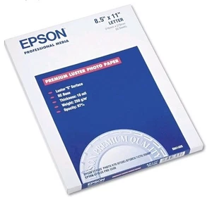 EPSON Professional Photo Paper S041405 50 Sheets 8.5x11 Premium Luster - Picture 1 of 1