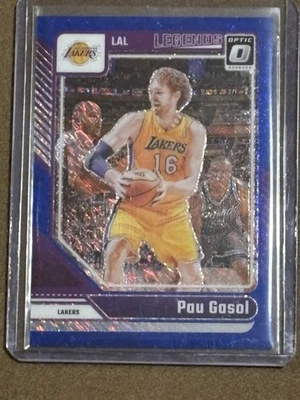 Panini Donruss Optic 2024-25 - Pau Gasol #234 - Blue Shimmer Prizm /75  - Imagem 1 de 2