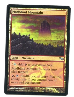 Madblind Mountain Foil LP - Shadowmoor - Magic the Gathering MTG Card-tste - Image 1 of 2