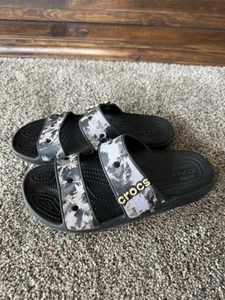 Unisex Sandal Crocs Classic Sandal - Tie-Dye Graphics Mens 5 Womens 7 12 - Picture 1 of 8
