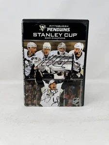 PITTSBURGH PENGUINS TEAM SIGNED AUTOGRAPH 2009 STANLEY CUP DVD FLEURY LETANG - Picture 1 of 3