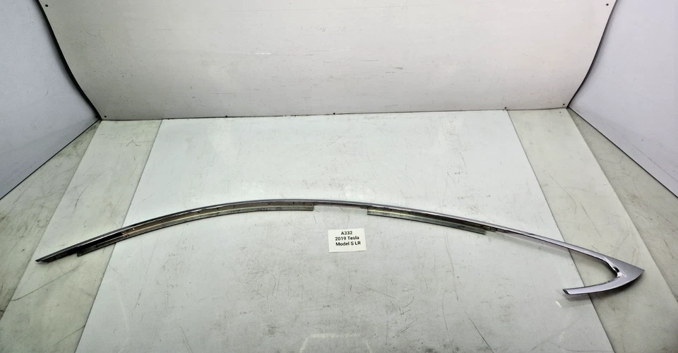 ✅ 2012-2020 OEM Tesla Modelo S lado izquierdo del conductor techo superior moldura brillante * Foto 1 de 4