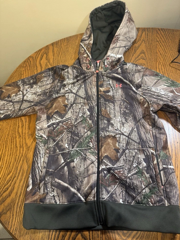 Mujer Under Armour RealTree Camuflaje Cremallera Foto 1 de 4