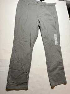 NWT Old Navy Men’s Gray Slim Fit 38 X 30 Work Pants Mid Rise - Picture 1 of 8