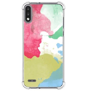 Cover In Silicone Antishock Per Lg K22 Design Acquerello 02 Disegni - Foto 1 di 1