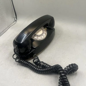 Vintage Bell System Western Electric Princess Rotary Desk Phone Black 1979 - Picture 1 of 19