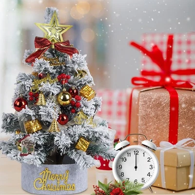  Mini Weihnachtsbaum 60cm Kleiner Tisch Tannenbaum Klein Tischplatte Dekoration - Bild 1 von 4