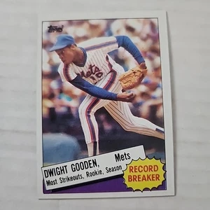 1985 Topps #3 Dwight Gooden RC Rookie Card New York Mets - Picture 1 of 2