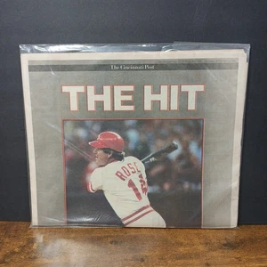 Vintage Cincinnati Post Newspaper, Pete Rose Section - The Hit - Picture 1 of 2