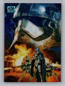 2024 Topps Chrome Star Wars The Force Awakens Mini Diamond Refractor #17 11037 - Bild 1 von 2