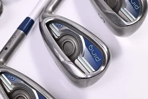 Ladies Ping G Le Irons / 7-PW+SW / Orange Dot / Ladies Flex Ping ULT 230 Shafts - Picture 1 of 7