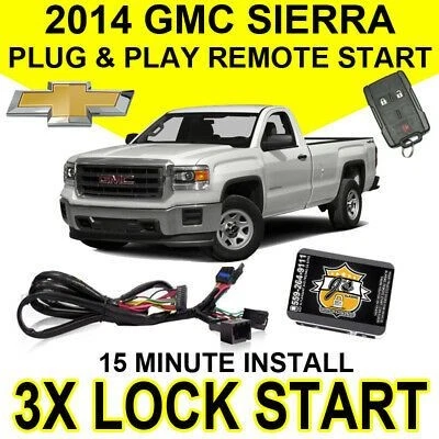 GMC SIERRA 2014 sistema de arranque remoto plug & play instalación simple Chevy GM 1500 GM7 Foto 1 de 2