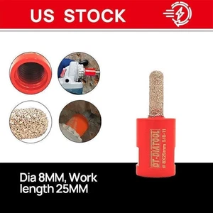 Dia8x25mm Diamond Finger Bit Milling Cutter for Removing Gao Mortar Stone Brick - Picture 1 of 10