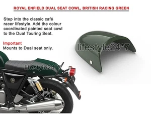GT & Interceptor 650 Touring Dual Seat British Racing Green Cowl Royal Enfield - Picture 1 of 4