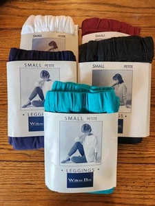 Willow Bay Women's Petite Small Leggings Lot of 5 New Vintage 80's 90's - Picture 1 of 7