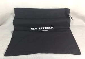 New Republic Drawstring Dust Bag 14 X 17” Cotton Black - New - Picture 1 of 2