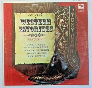 Country & Western Favorites: 1968 Capitol SL-6555 First Los Angeles Pressing NM - Imagen 1 de 10