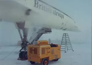 BRITISH AIRWAYS CONCORDE F-WTSA ALASKA COLD TESTS ORIGINAL MANUFACTURERS PHOTO 3 - Picture 1 of 2