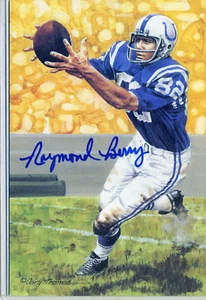 Raymond Berry HOF 1990 Hall Of Fame Goal Line Art /5000 Autographed Signed Card - Picture 1 of 1