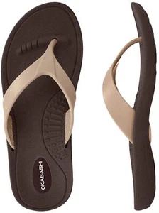 OKABASHI Womens Sandals (ML (8-9), Brown Strap) - Picture 1 of 1
