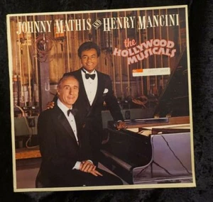 JOHNNY MATHIS & HENRY MANCINI - The Hollywood Musicals LP Album Vintage Vinyl - Picture 1 of 3