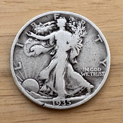 1935 Walking Liberty Half Dollar, Great Find, Comprised of 90% Silver - Image 1 of 2