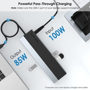 12-in-1 USB C Docking Station: Triple 4K@60Hz, 85W PD, Mac/Win/Android - Picture 1 of 9