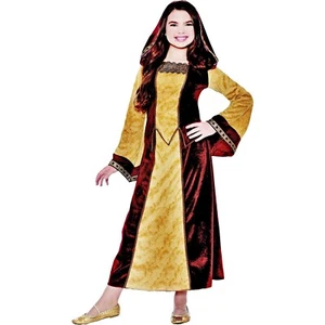 MEDIEVAL MAIDEN Girls Medium 8-10 Costume Fancy Dress Renaissance Princess NEW - Picture 1 of 5