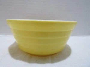 Vintage MCM Servierschale ohne Markierungen guter Zustand gelb 50er Jahre 16 Unzen Größe - Bild 1 von 4