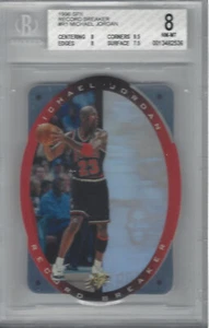 MICHAEL JORDAN 1996 SPX BASKETBALL RECORD BREAKER #R1 BGS 8 - Picture 1 of 1