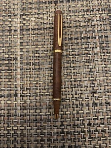 Waterman Le Man 100 Briarwood Ballpoint pen - gold trim - New & unused 1994 - Picture 1 of 5