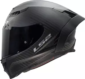 CASCO INTEGRALE LS2 FF807 DRAGON MATT CARBON CARBONIO OPACO VISIERINO E PINLOCK - Picture 1 of 8