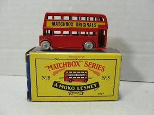 A MOKO LESNEY "MATCHBOX" SERIES No.5 Double Decker Bus - Bild 1 von 1