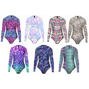 Womens Bodysuit Diving Leotard Wetsuit Jumpsuit Adult Unitard Sports Swimwear - Picture 1 of 39