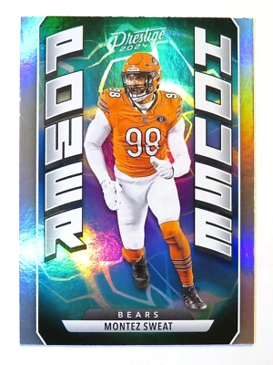 2024 Panini Prestige Football Montez Sweat Power House Card #PH-MST Bears - Image 1 of 2